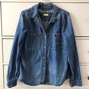 Madewell Denim Shirt Size Small